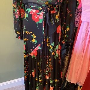 Beautiful CAbi Drama Floral wrap skirt